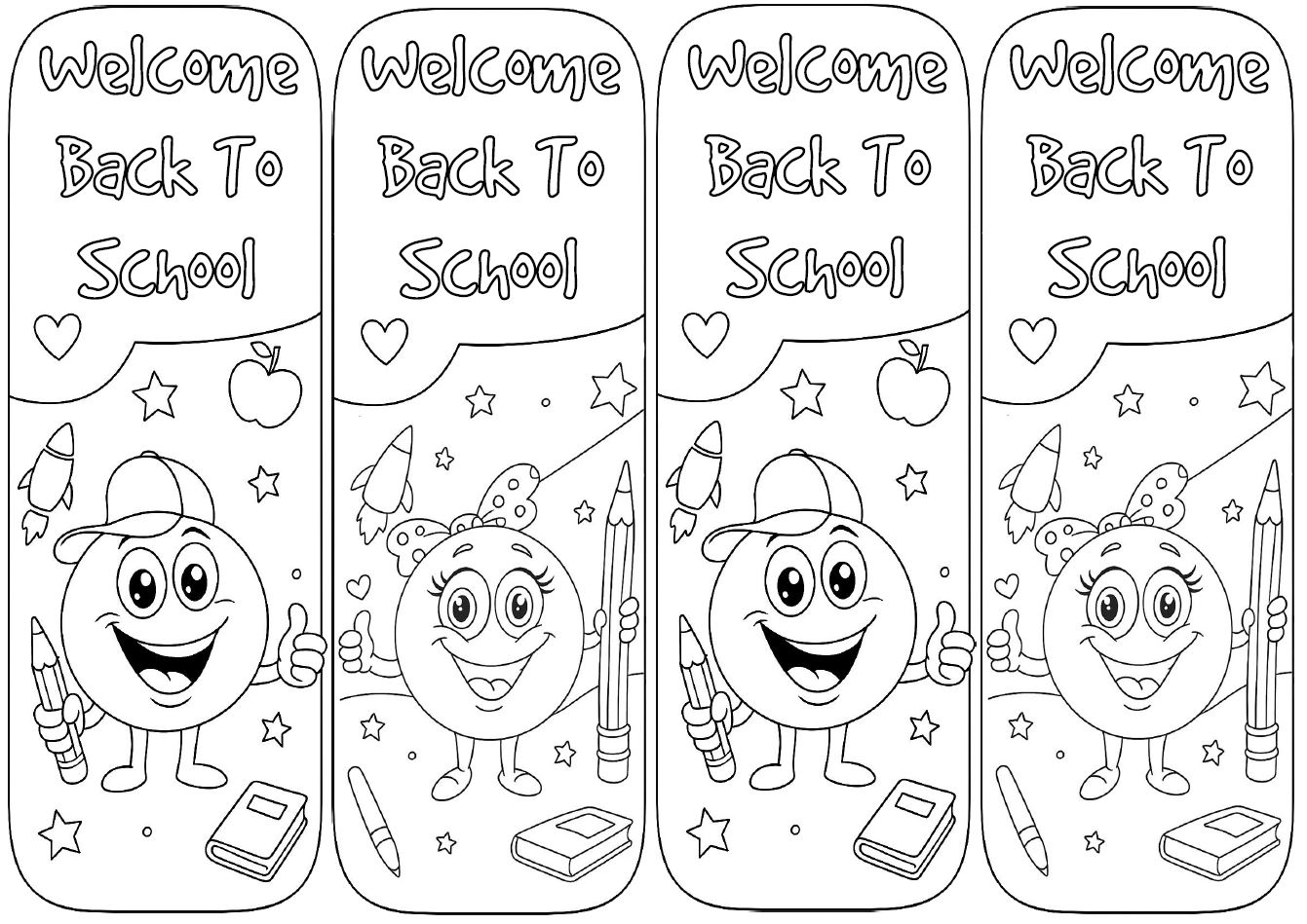 Back To School Bookmark