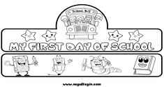 My First Day Of School Crown