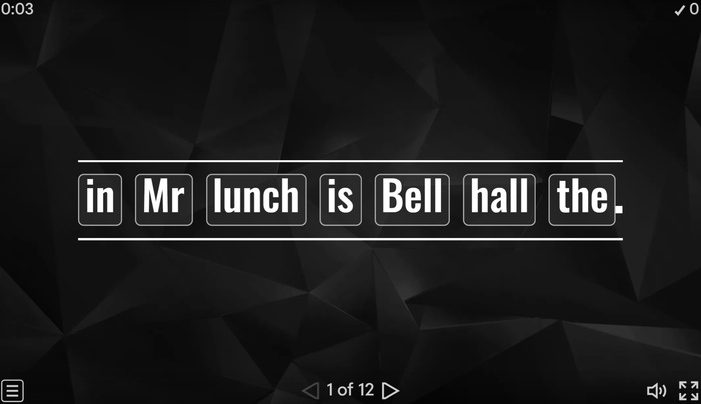 Make The Sentences