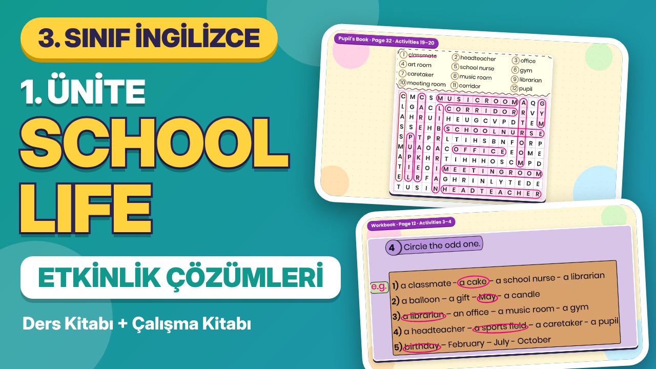 Kitap Etkinlik Çözümleri