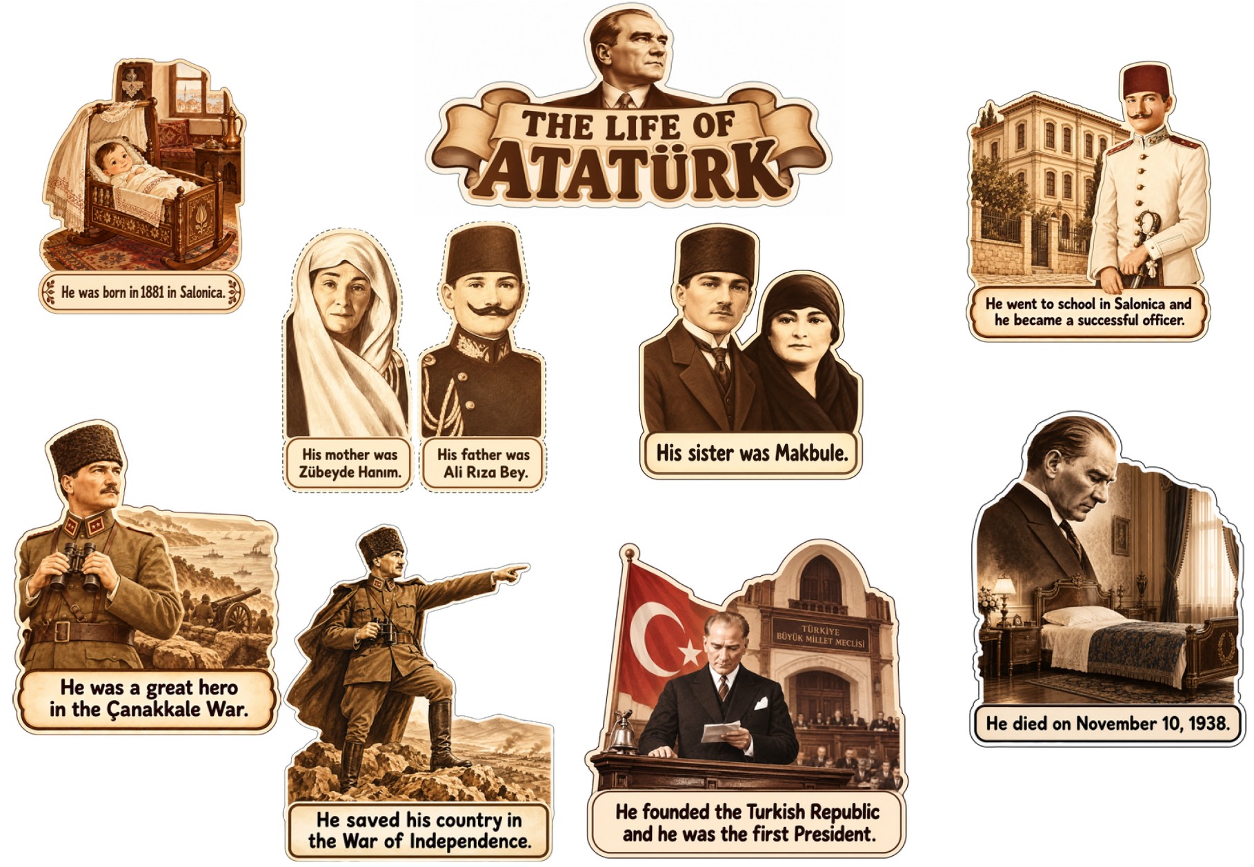 Mustafa Kemal Ataturk by Burcu Alkurt