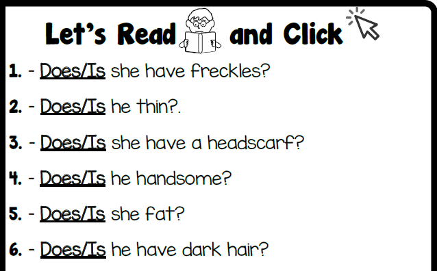 Let's Read and Click