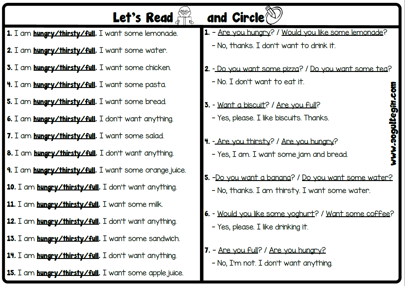 Let's Read and Circle