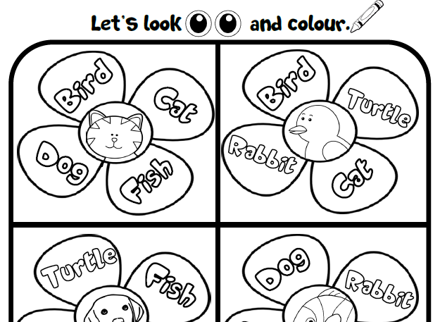 Let's Look and Colour