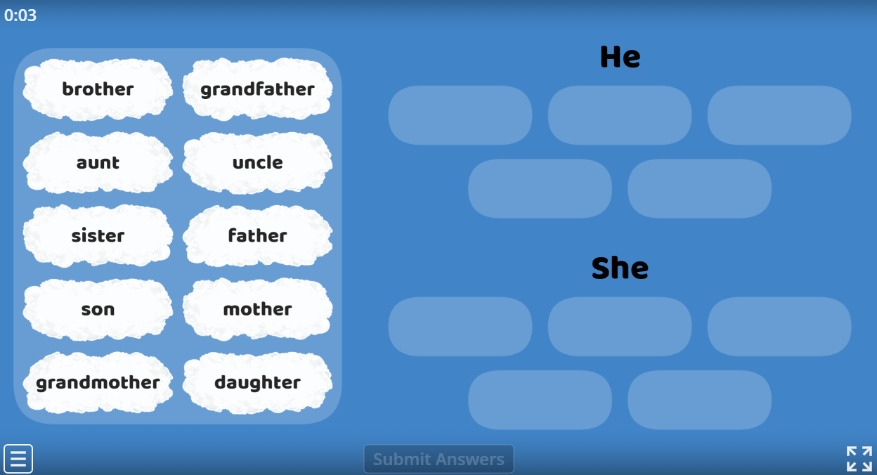 Family Members (He/She)