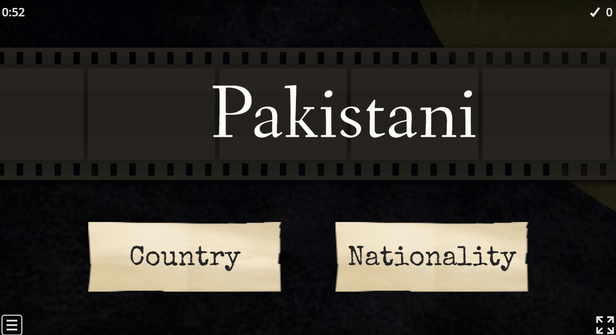 Country or Nationality?