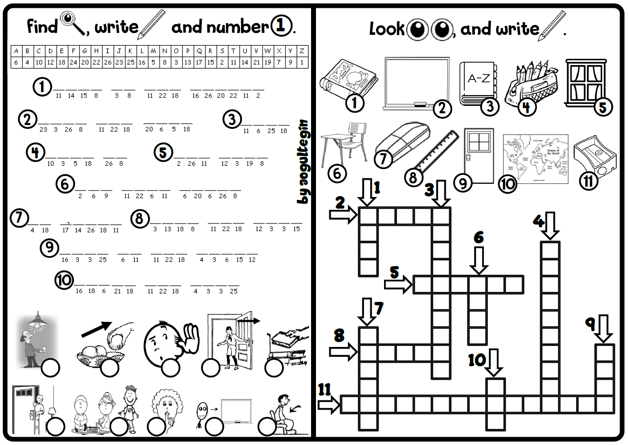 Find, Write and Number