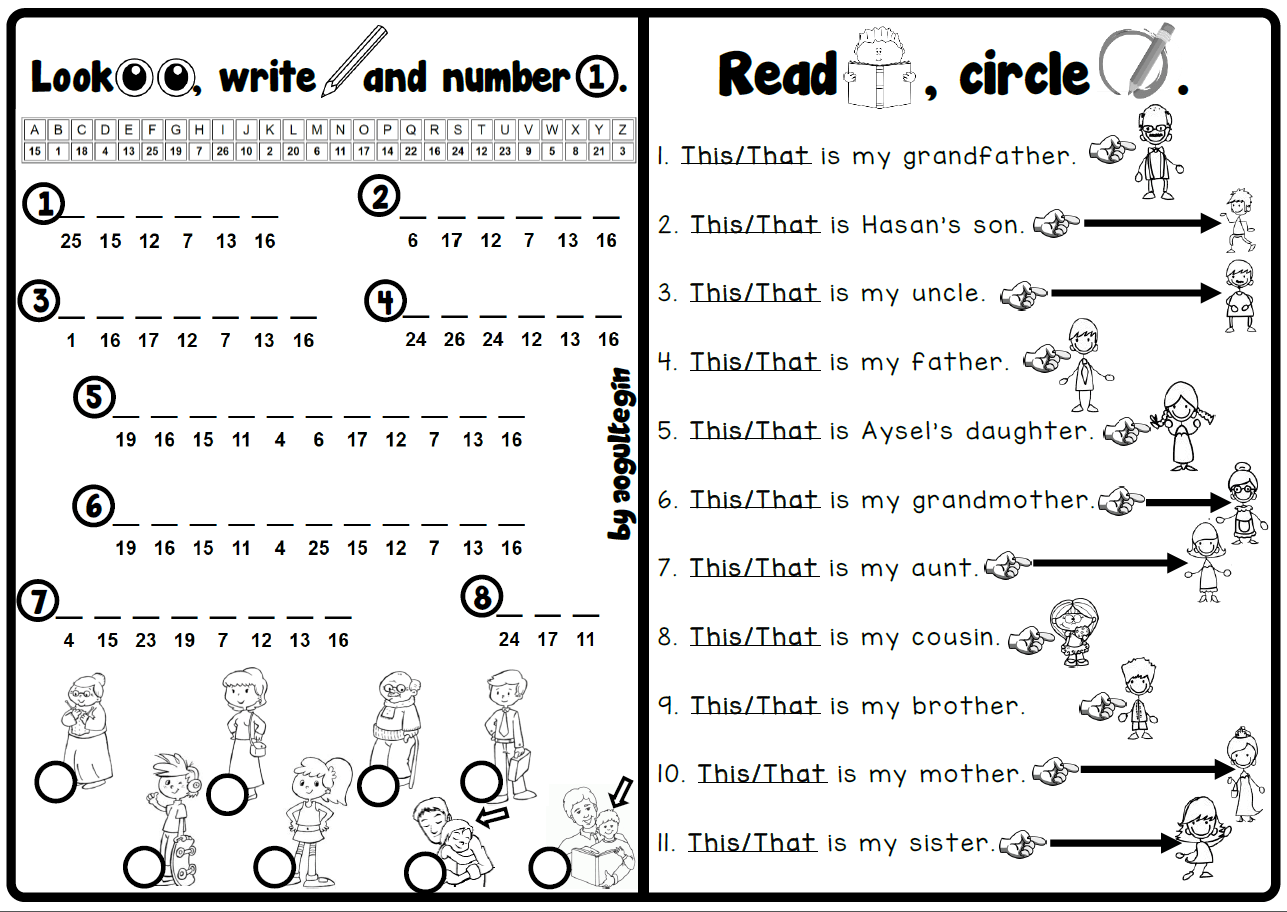 Look, Write and Number