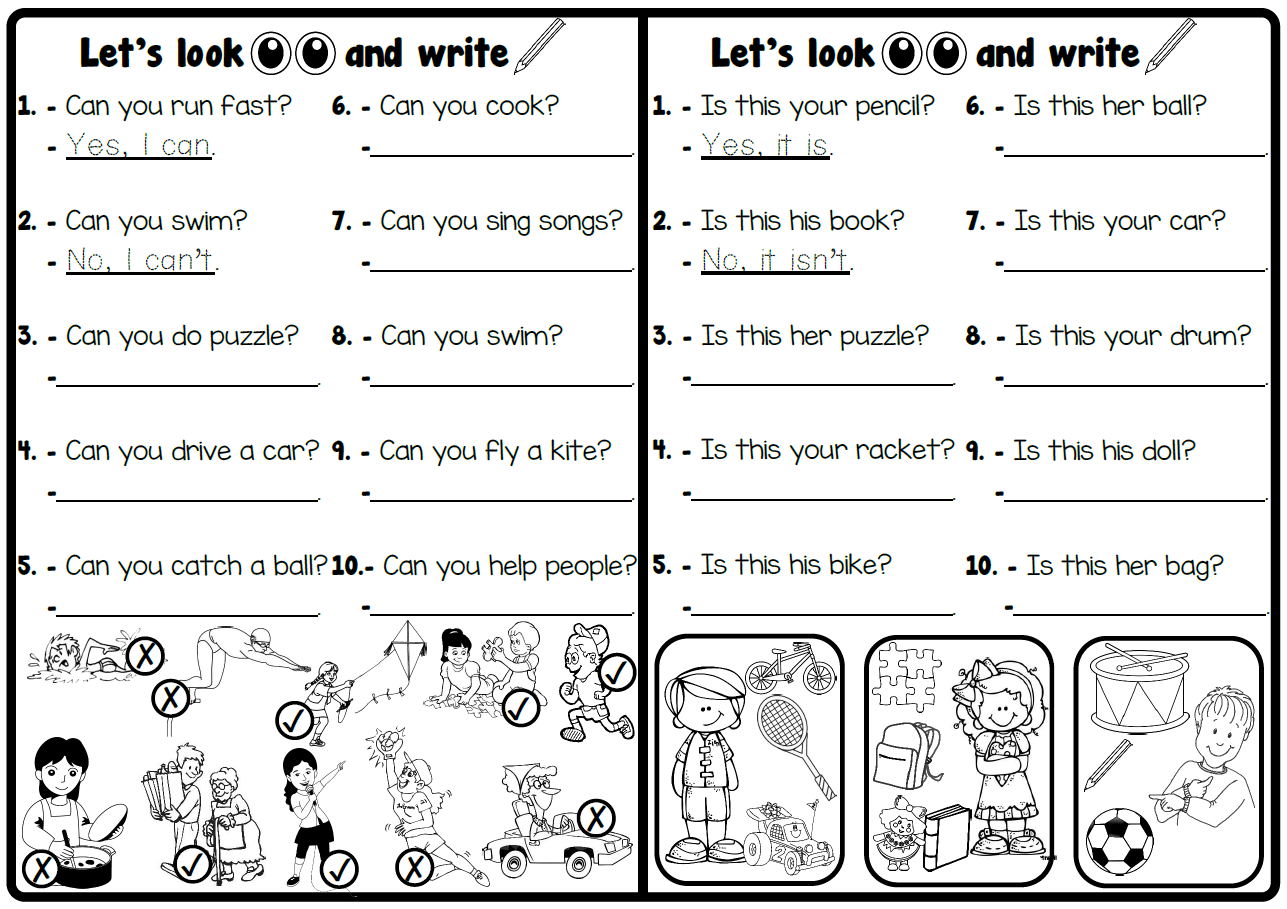 Let's Look and Write