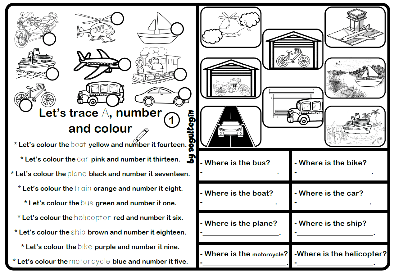 Let's Trace and Colour