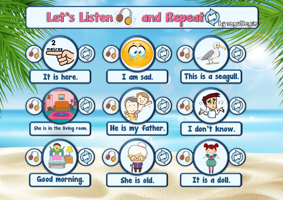 W3 - Let's Listen and Repeat