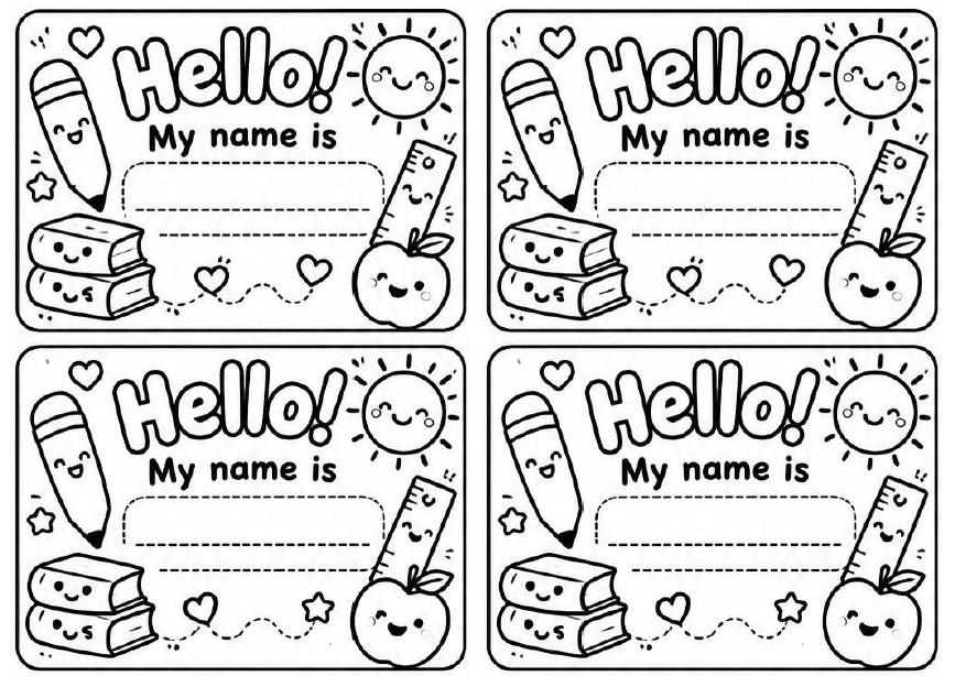 Name Tag by Neslihan Teacher