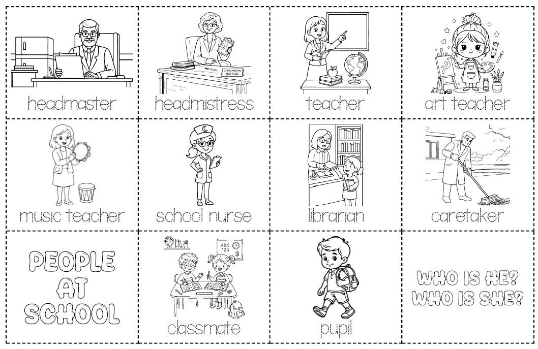 People At School (Pictionary)